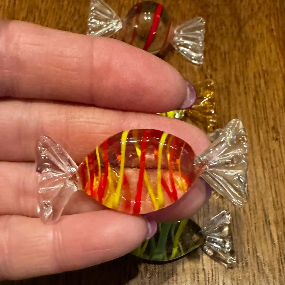 Colorful Vintage Glass Candy Decor